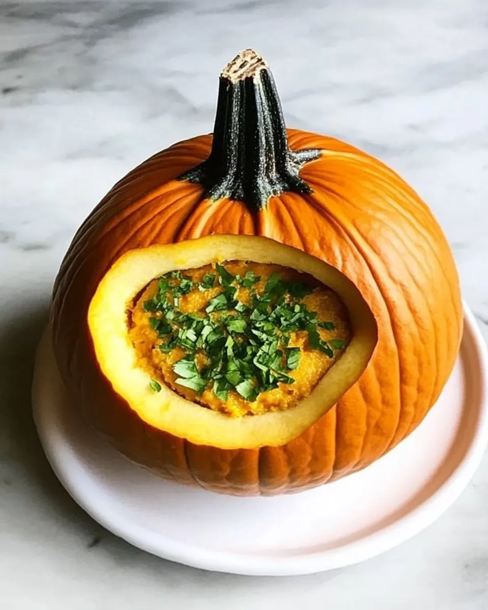 Puking Pumpkin Appetizer