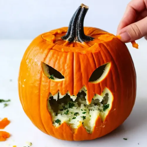 Puking Pumpkin Appetizer