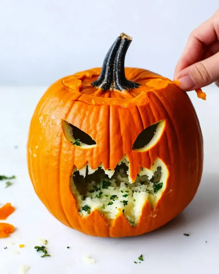 Puking Pumpkin Appetizer
