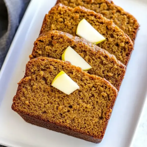 Pumpkin Bread with Apples