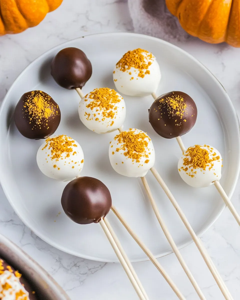Pumpkin Cake Pops
