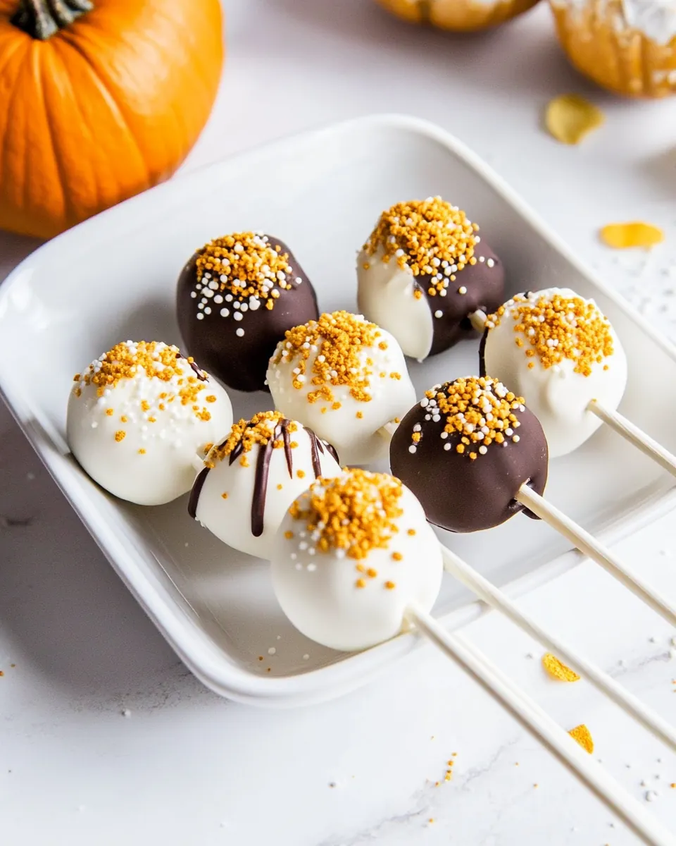 Pumpkin Cake Pops