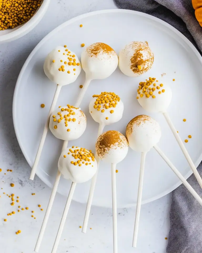 Pumpkin Cake Pops