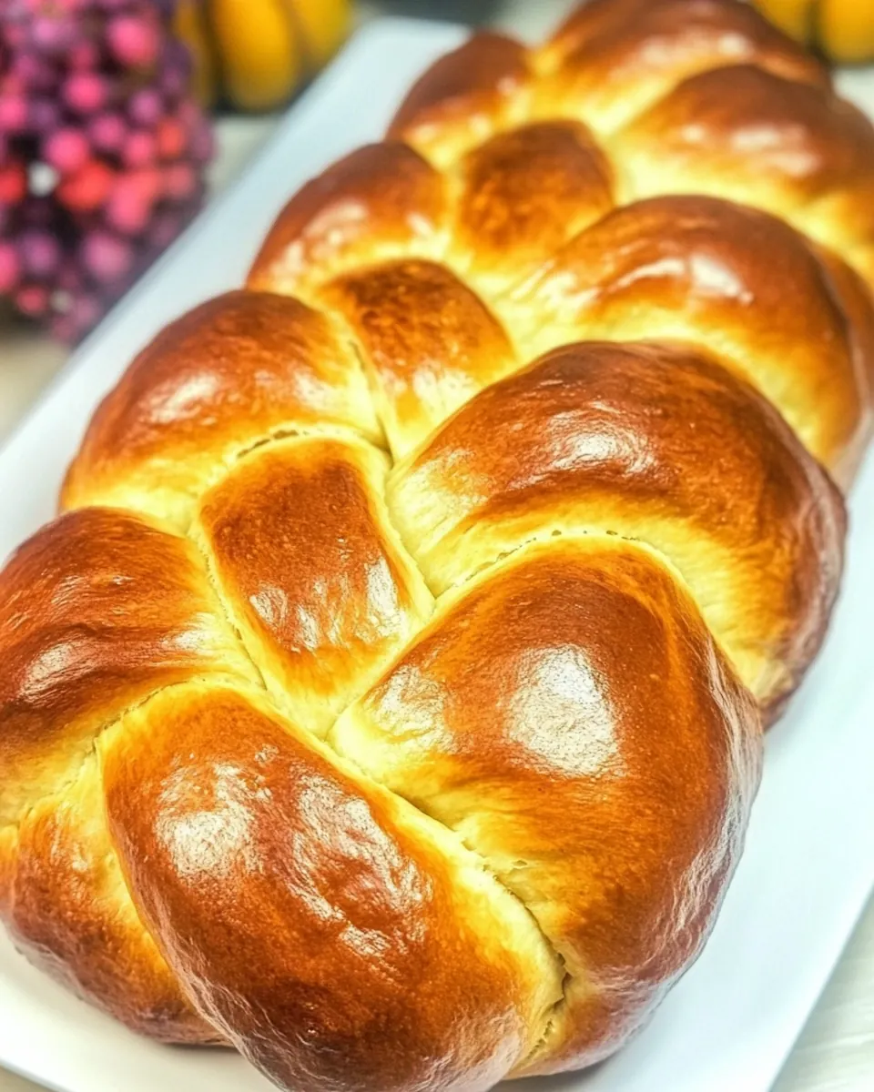 Pumpkin Challah Bread
