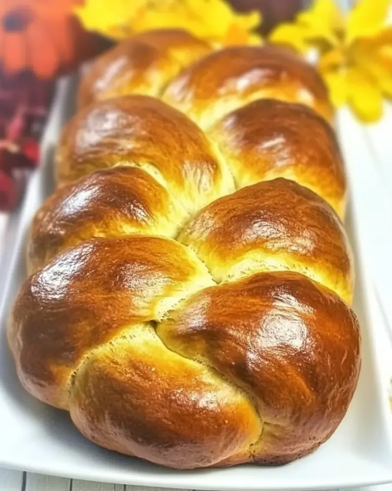 Pumpkin Challah Bread