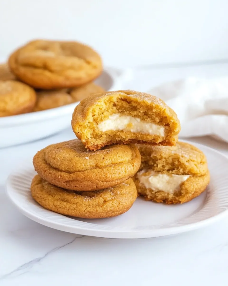 Pumpkin Cheesecake Cookies