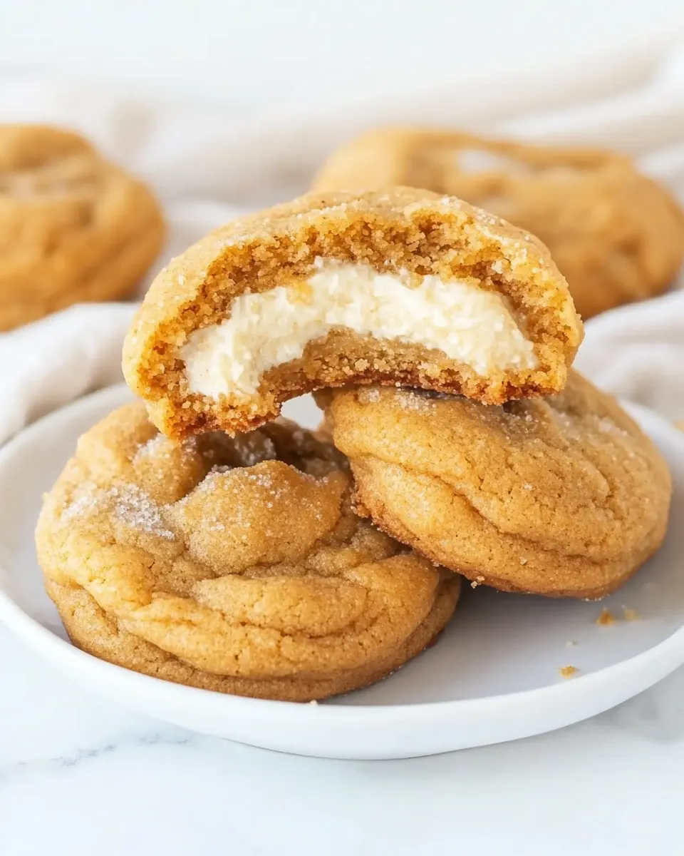 Pumpkin Cheesecake Cookies