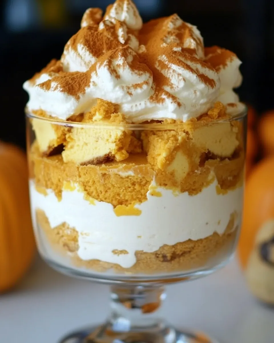Pumpkin Cheesecake Trifle