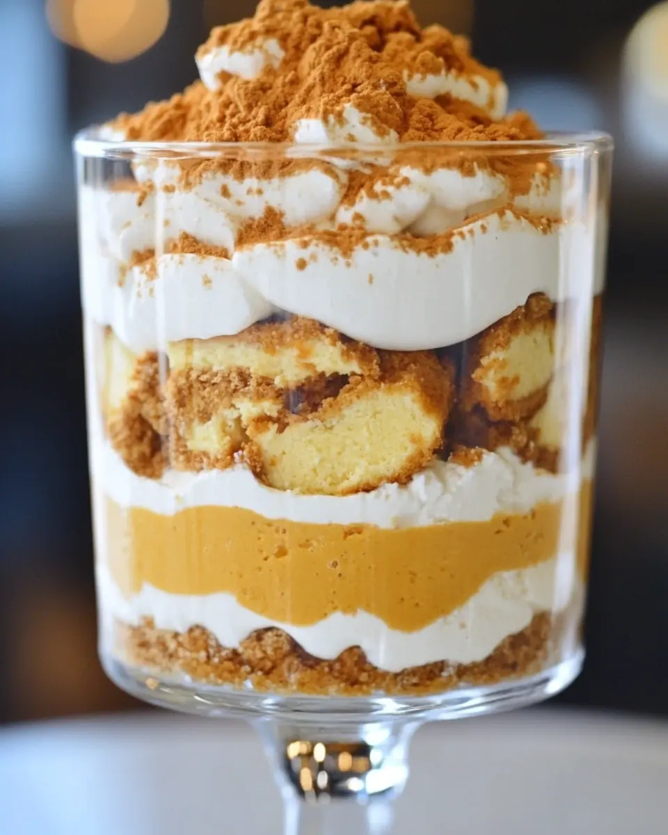 Pumpkin Cheesecake Trifle