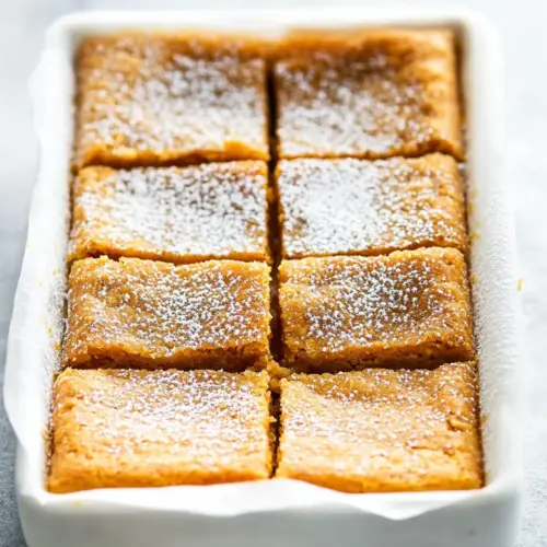 Pumpkin Chess Pie Bars