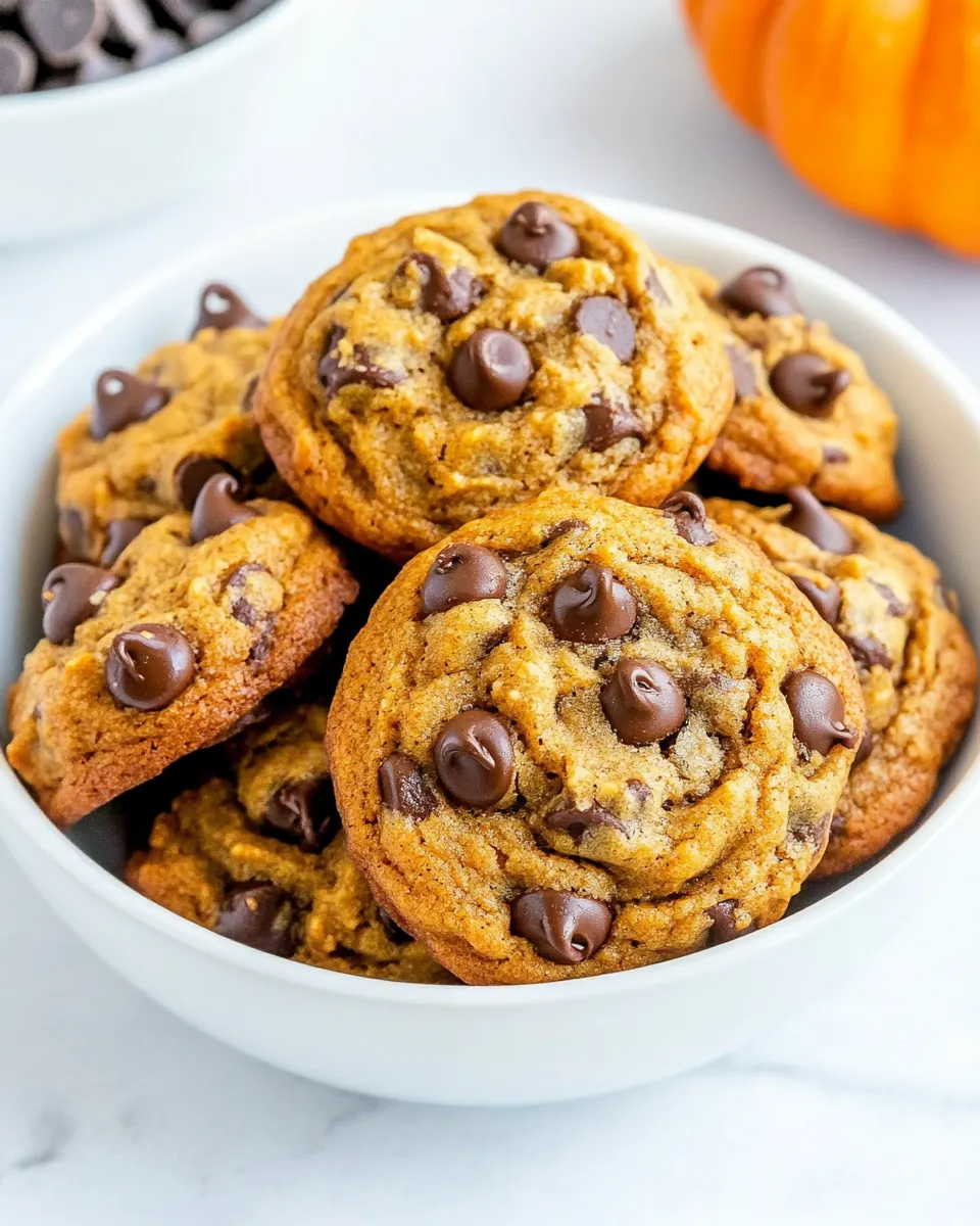 Pumpkin Chocolate Chip Cookies