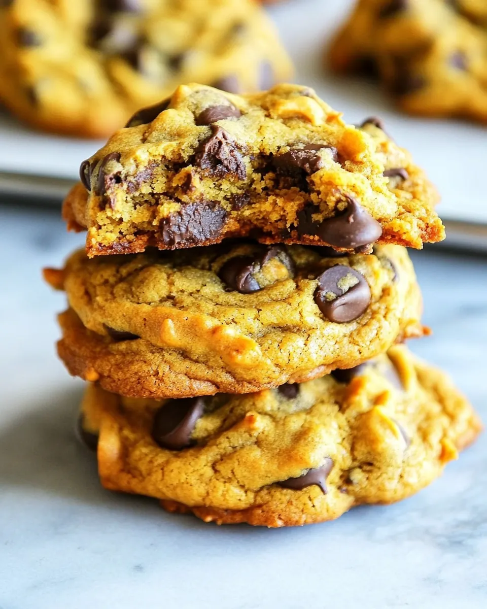 Pumpkin Chocolate Chip Cookies