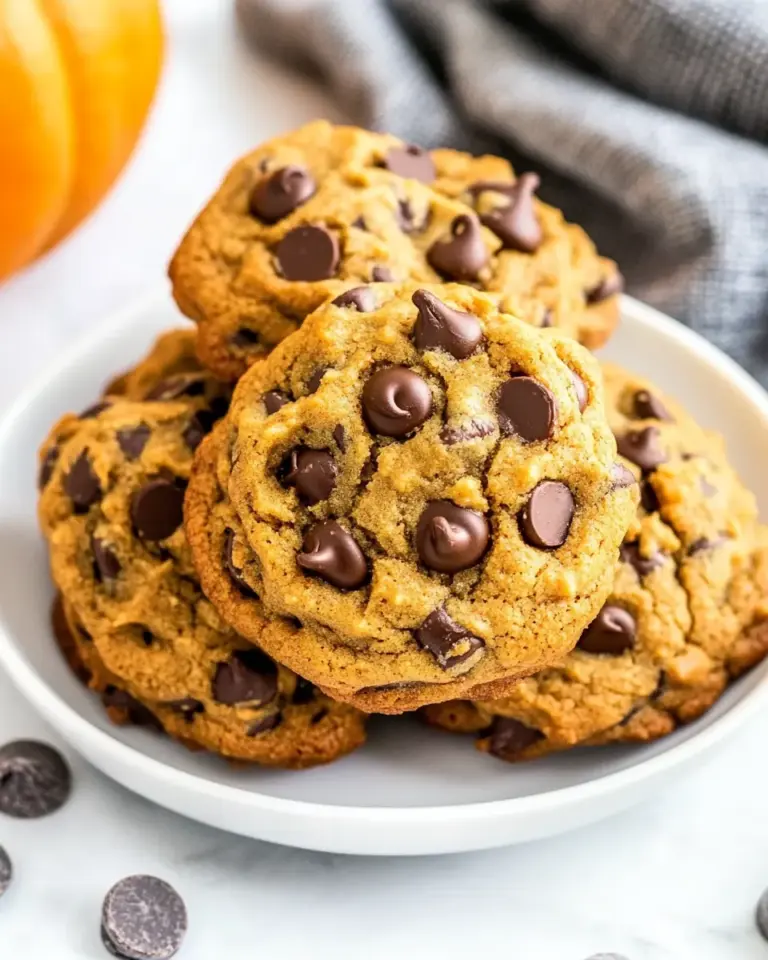 Pumpkin Chocolate Chip Cookies