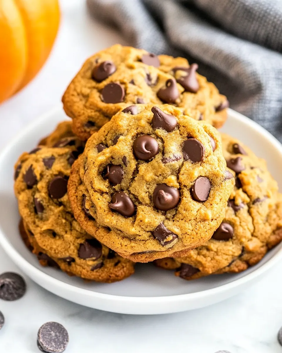 Pumpkin Chocolate Chip Cookies