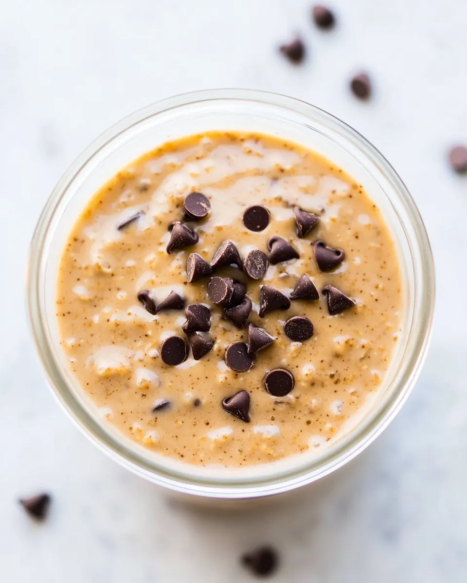 Pumpkin Chocolate Chip Overnight Oats