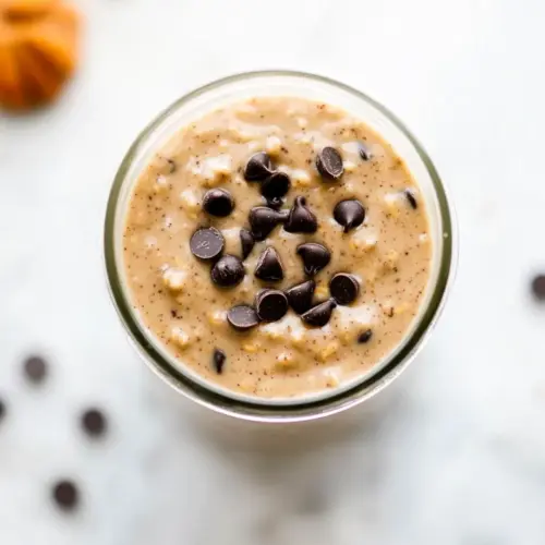 Pumpkin Chocolate Chip Overnight Oats
