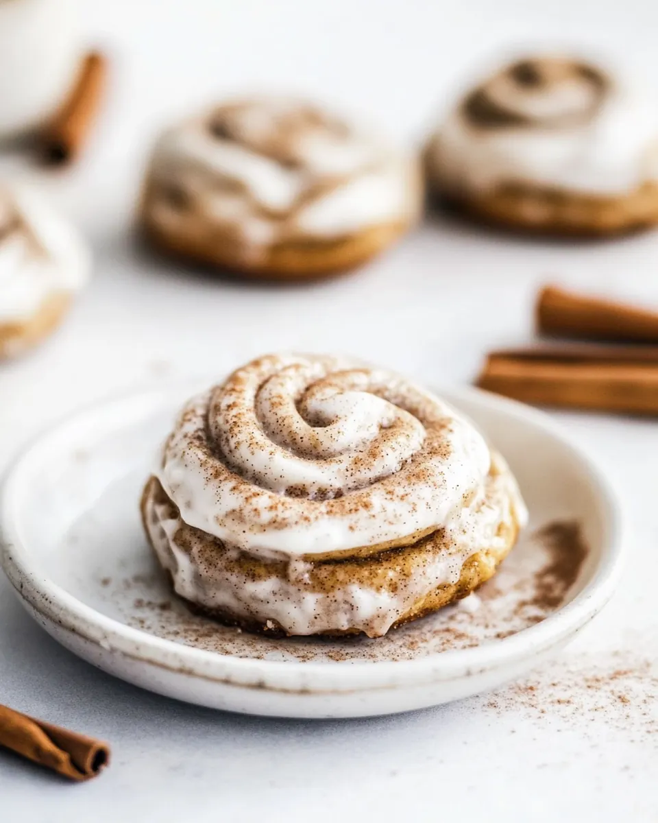 Pumpkin Cinnamon Roll Cookies