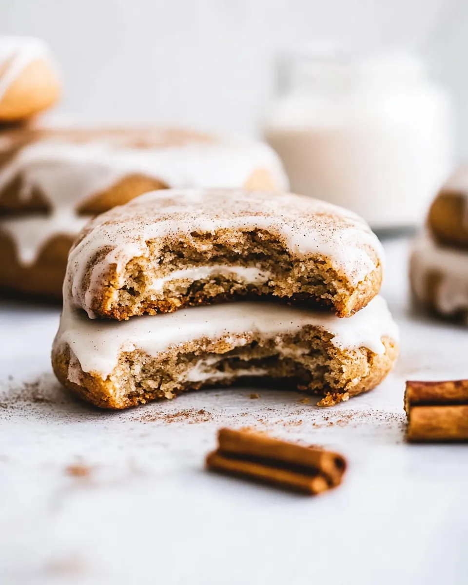 Pumpkin Cinnamon Roll Cookies