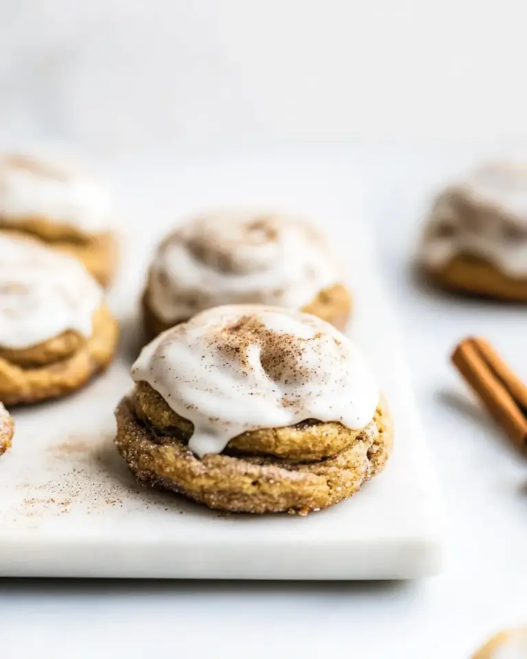 Pumpkin Cinnamon Roll Cookies