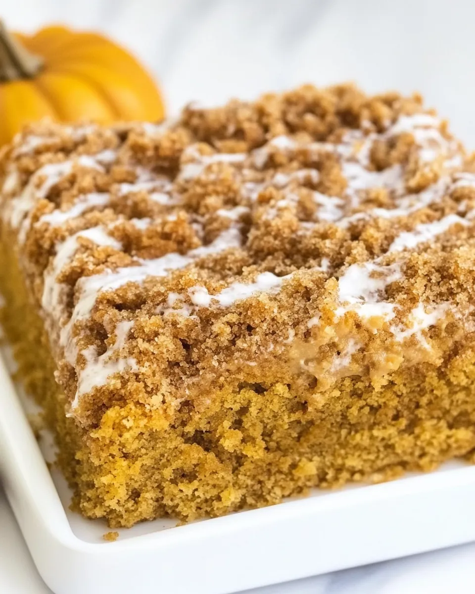 Pumpkin Coffee Cake
