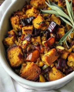 Pumpkin Cornbread Stuffing