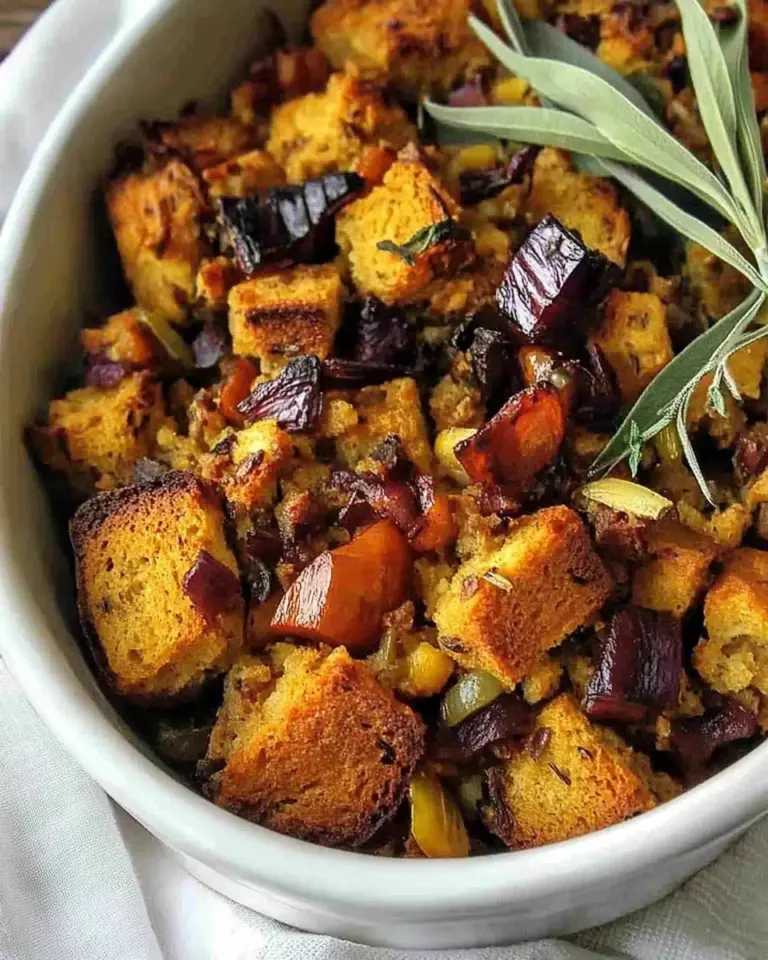 Pumpkin Cornbread Stuffing
