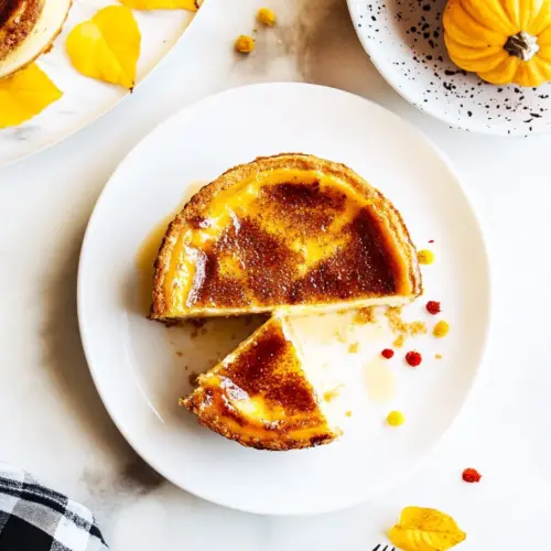 Pumpkin Creme Brulee Cheesecake