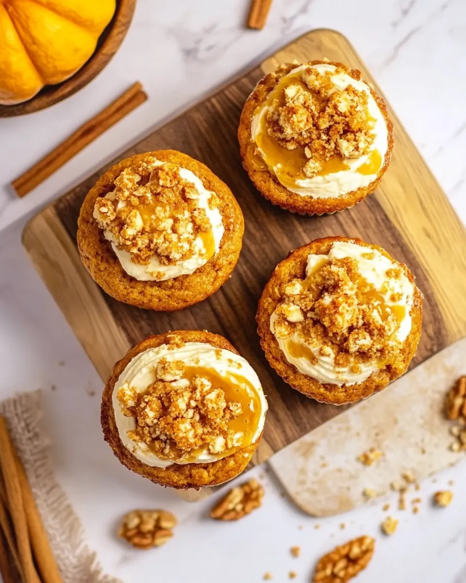Pumpkin Cream Cheese Muffins