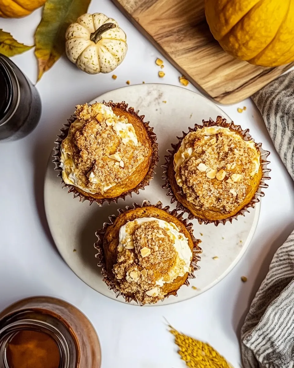 Pumpkin Cream Cheese Muffins