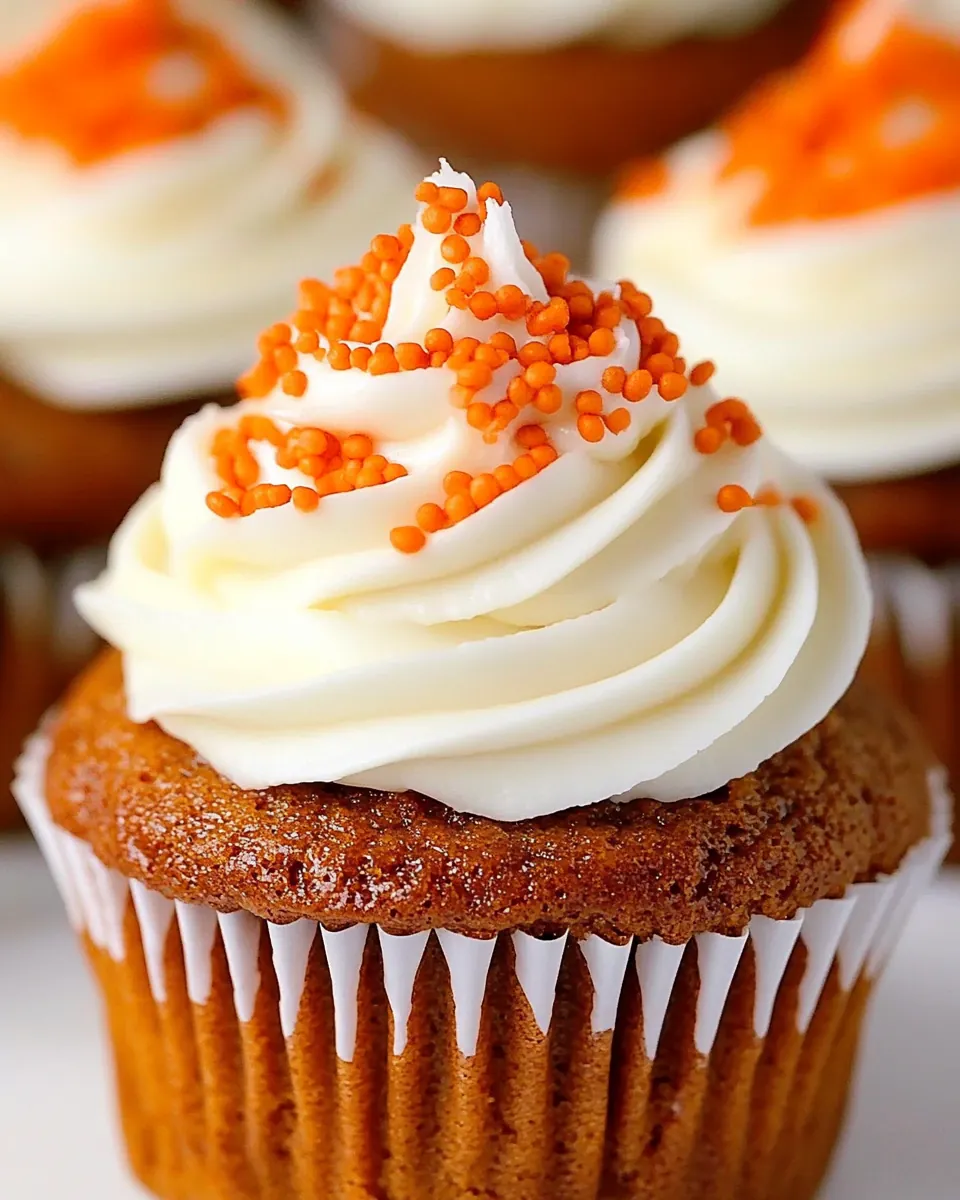 Pumpkin Cupcake Recipe