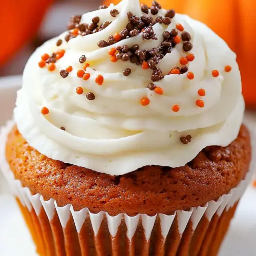 Pumpkin Cupcake Recipe