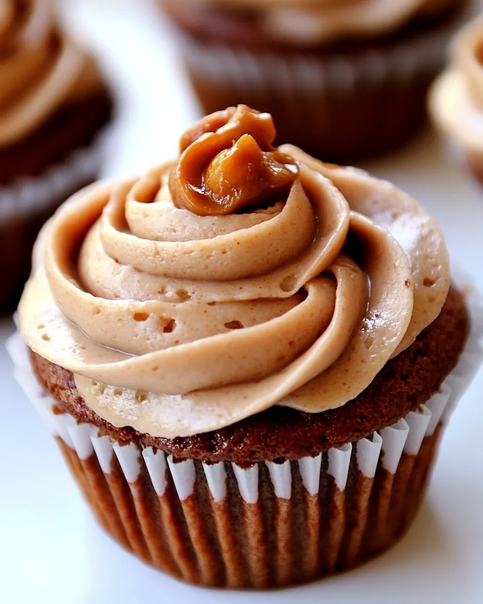 Pumpkin Cupcakes with Butterscotch Frosting