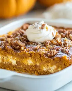 Pumpkin Dump Cake