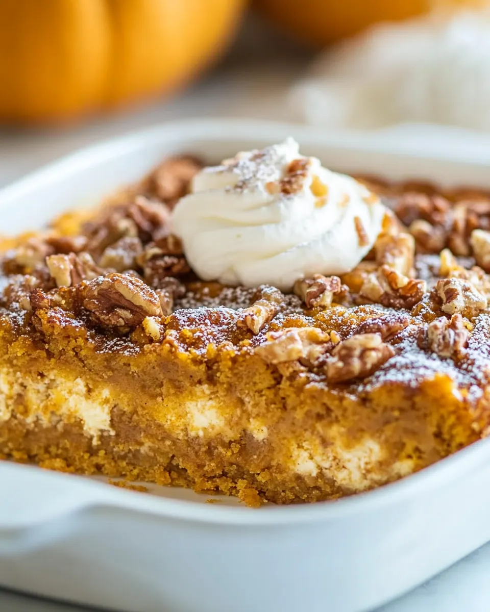 Pumpkin Dump Cake