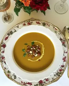 Pumpkin Hazelnut Chai Soup