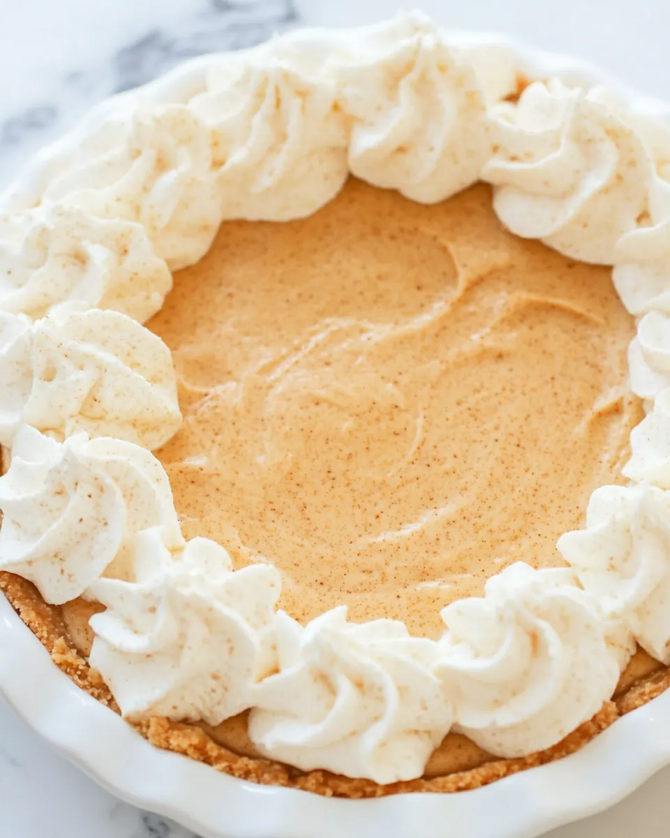 Pumpkin Ice Cream Pie