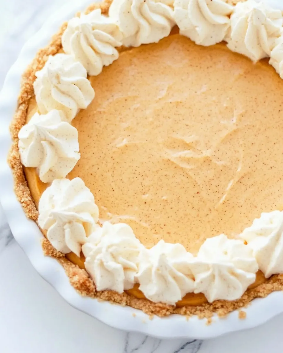 Pumpkin Ice Cream Pie