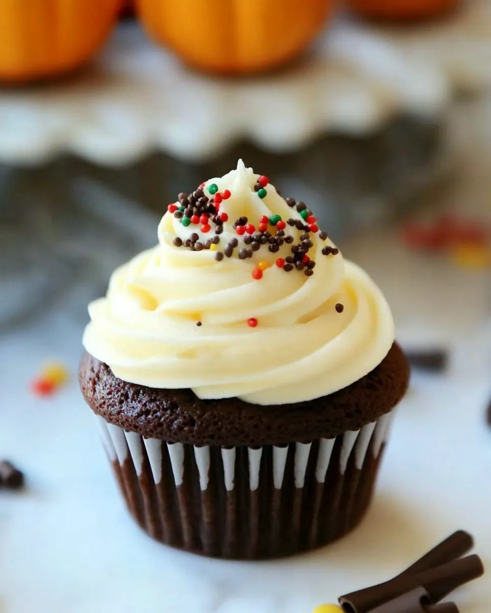 Pumpkin Mocha Cupcakes