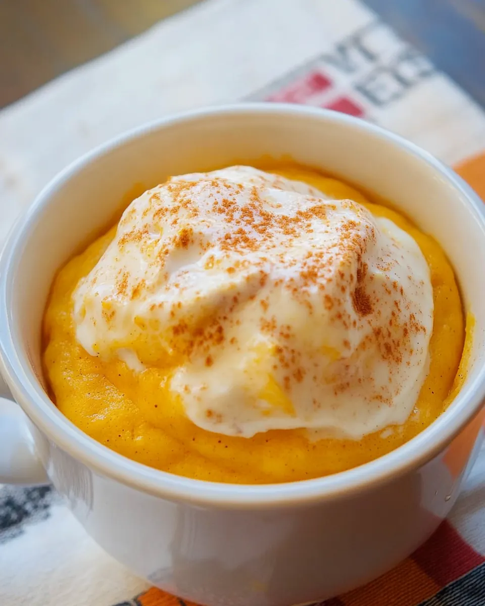 Pumpkin Mug Cake