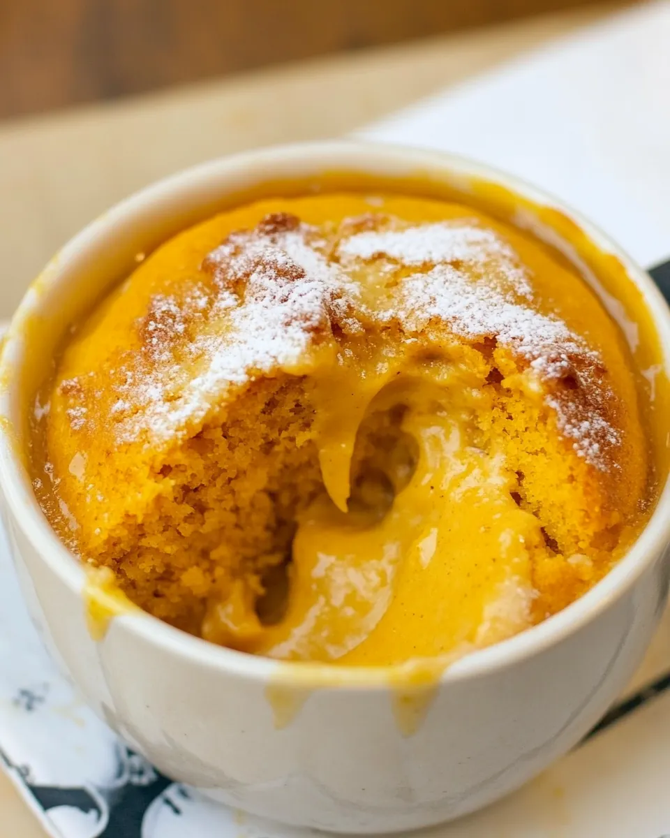 Pumpkin Mug Cake
