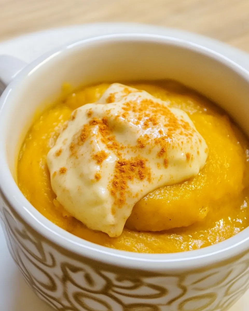 Pumpkin Mug Cake
