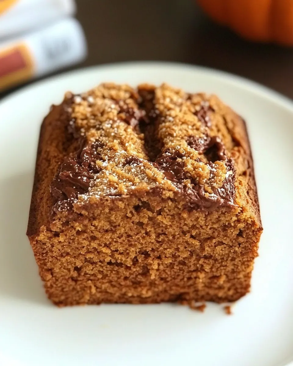 Pumpkin Nutella Bread