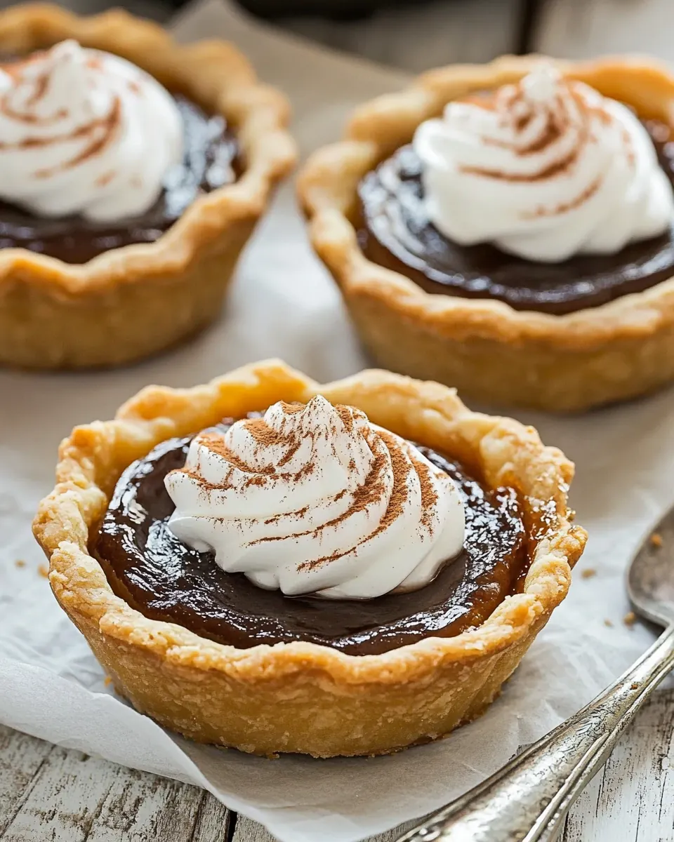 Pumpkin Nutella Tarts