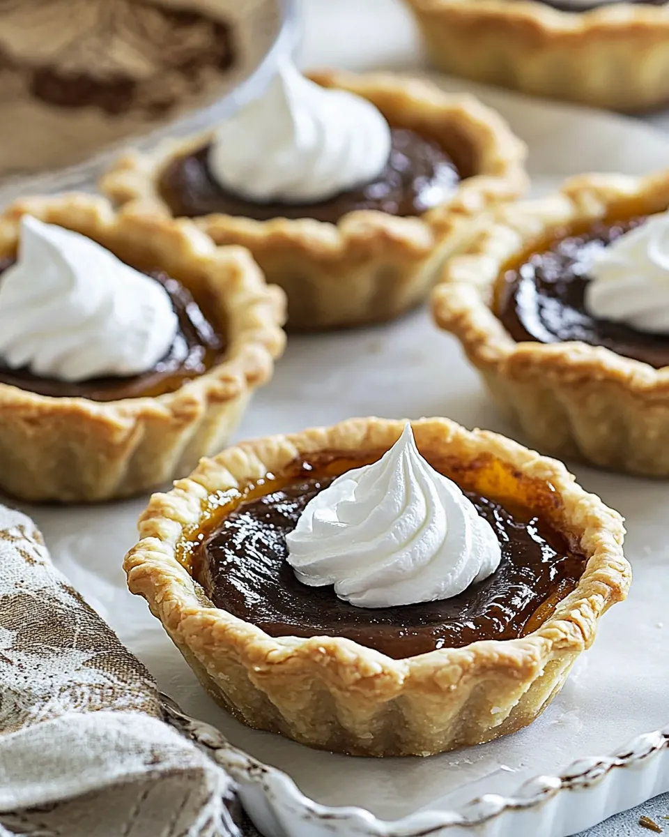 Pumpkin Nutella Tarts