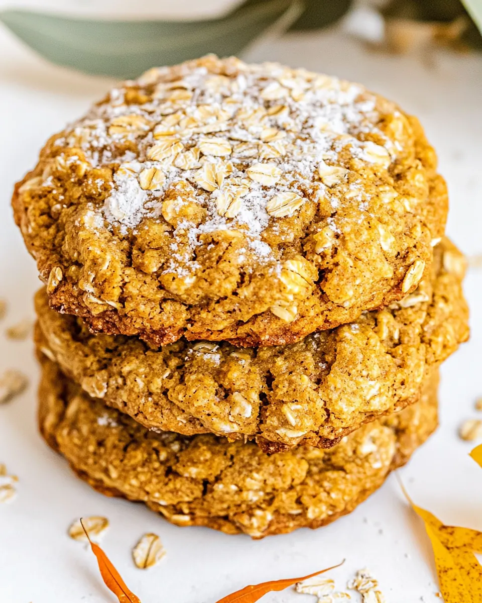 Pumpkin Oatmeal Cookies