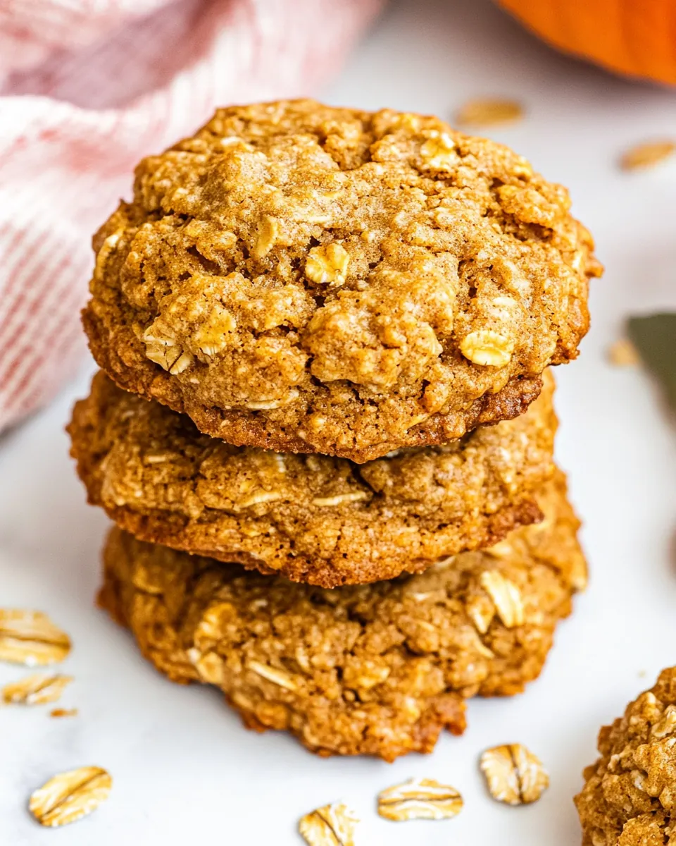 Pumpkin Oatmeal Cookies