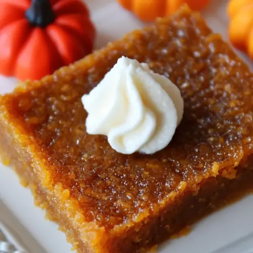 Pumpkin Pie Bars