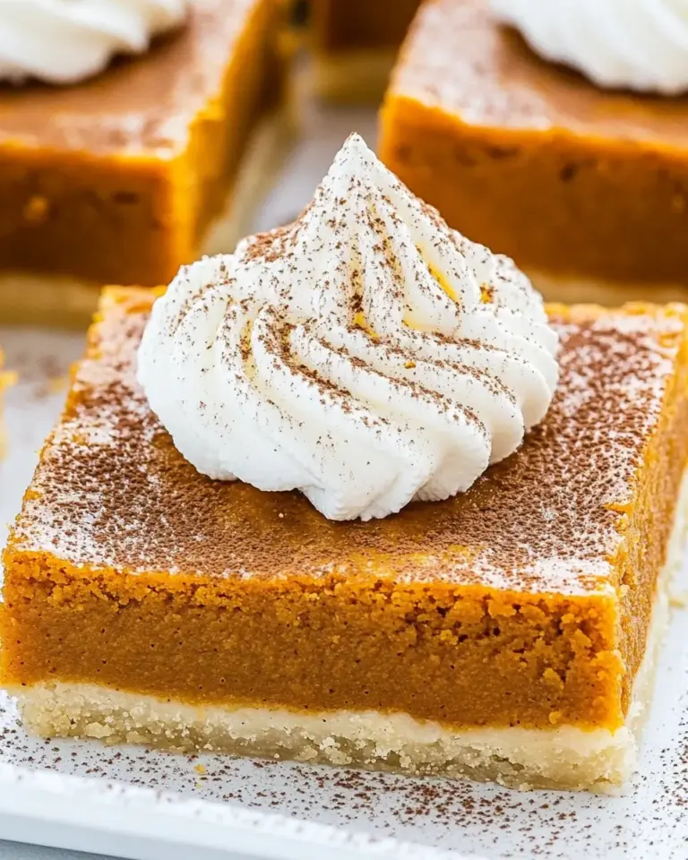 Pumpkin Pie Bars