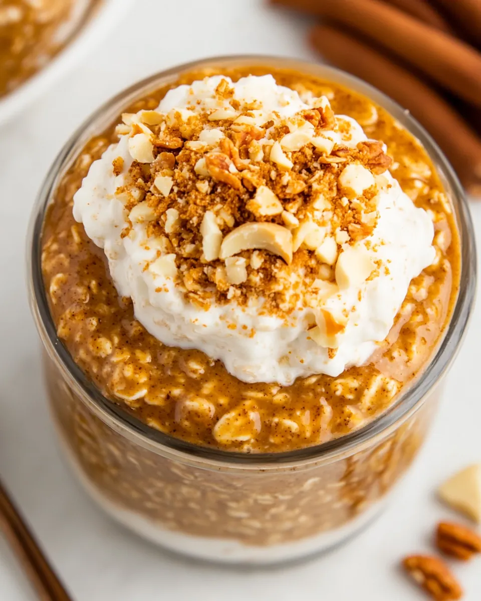 Pumpkin Pie Overnight Oats