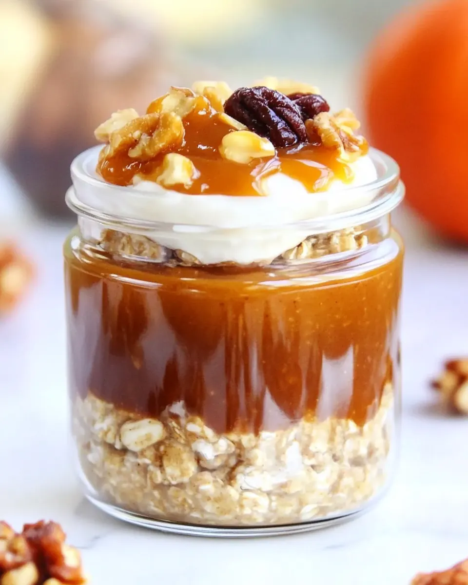 Pumpkin Pie Overnight Oats